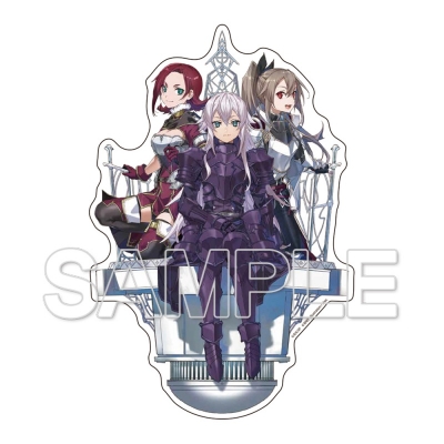 【グッズ-ステッカー】ソードアート・オンライン ゲーム 10周年記念 デカステッカー メディナ・ドロシー・イーディス
