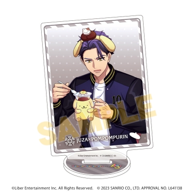 【グッズ-スタンドポップ】A3!×Sanrio characters アクリルスタンド11/兵頭十座×ポムポムプリン(公式イラスト)