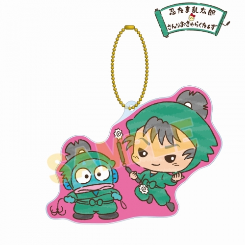 グッズ-キーホルダー】忍たま乱太郎×サンリオキャラクターズ 食満留 