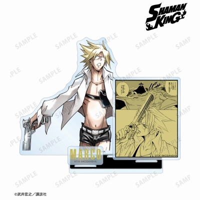 【グッズ-スタンドポップ】SHAMAN KING マルコ パーツ付きBIGアクリルスタンド