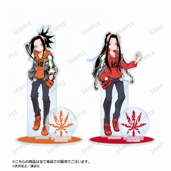 グッズ-スタンドポップ】SHAMAN KING 描き下ろしイラスト ハオ パーツ SHAMAN KING 描き下ろしBIGアクリルスタンド 葉 ハオ