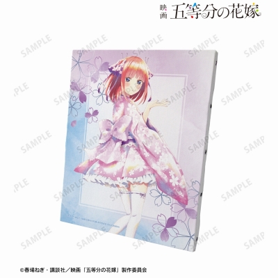 【グッズ-ボード】映画『五等分の花嫁』 描き下ろしイラスト 中野二乃 桜和装ver. Ani-Art aqua label キャンバスボード