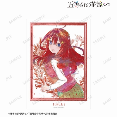 【グッズ-ポスター】五等分の花嫁∽ 中野五月 grunge CANVAS A3マット加工ポスター
