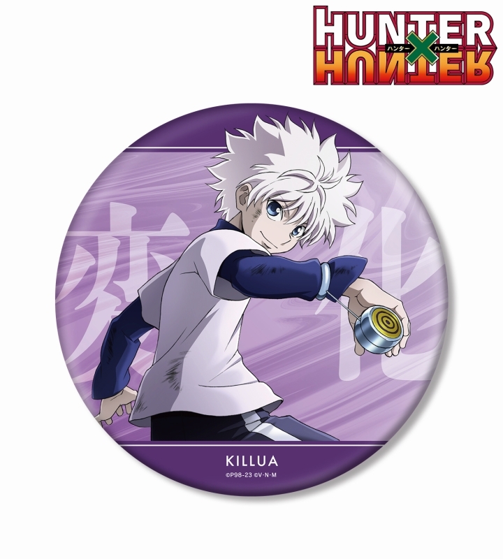 グッズ-バッチ】HUNTER×HUNTER 描き下ろし キルア 戦う背中ver. BIG缶 