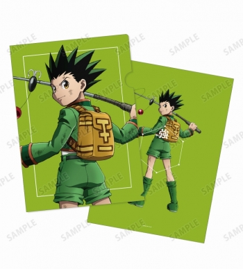 グッズ-クリアファイル】HUNTER×HUNTER 描き下ろし ゴン＆キルア 戦う 