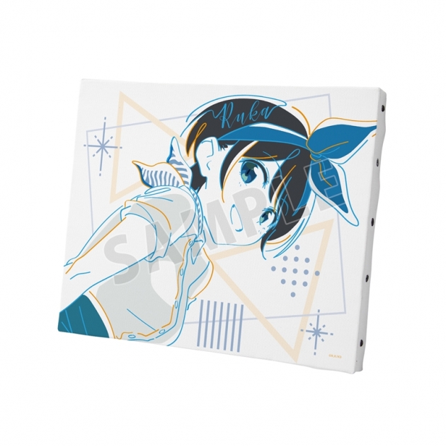 【グッズ-ボード】TVアニメ『彼女、お借りします』 更科瑠夏 lette-graph キャンバスボード【再販】