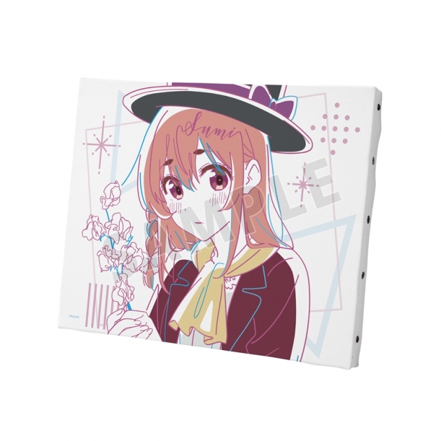 【グッズ-ボード】TVアニメ『彼女、お借りします』 桜沢 墨 lette-graph キャンバスボード【再販】