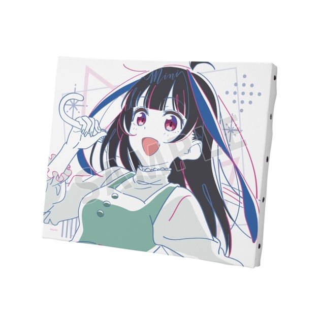 【グッズ-ボード】TVアニメ『彼女、お借りします』 八重森みに lette-graph キャンバスボード【再販】