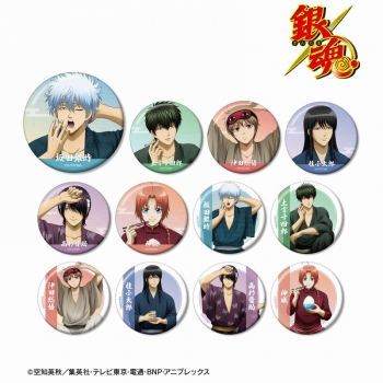 グッズ-バッチ】銀魂 描き下ろし 一日の始まりver. トレーディング缶 