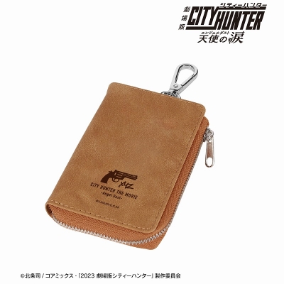 【グッズ-キーケース】劇場版シティーハンター 天使の涙(エンジェルダスト) モチーフ ヌバック調合皮キーケース