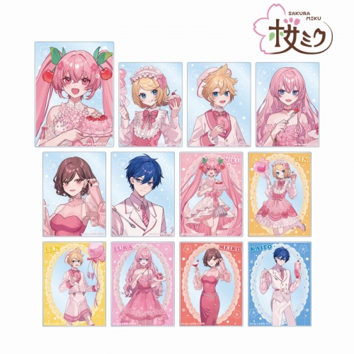 恋と弾丸 桜夜才臣スーツ×ゆり バラ花束カラーイラストカードset