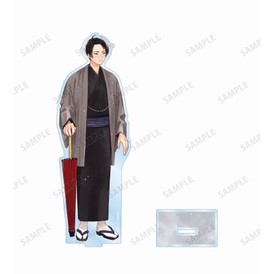 【グッズ-スタンドポップ】みなと商事コインランドリー 缶爪さわ先生 描き下ろし 香月 慎太郎 和服ver. BIGアクリルスタンド【アニメイト先行販売】