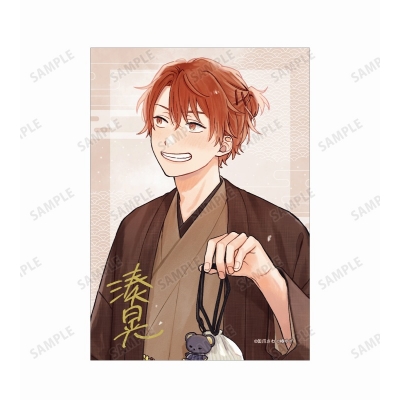【グッズ-ブロマイド】みなと商事コインランドリー 缶爪さわ先生 描き下ろし 和服ver. ブロマイド3枚セット【アニメイト先行販売】