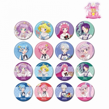 グッズ-バッチ】プリパラ10周年 描き下ろし 花まつりver 