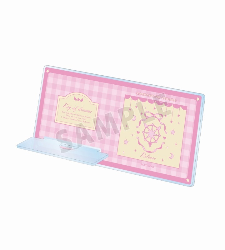 【グッズ-スタンドポップ】カードキャプターさくら クリアカード編 夢の鍵 アクリルスマホスタンド