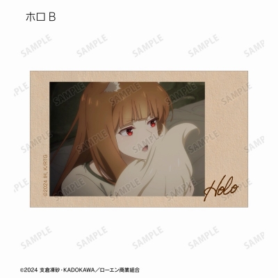 【グッズ-カード】TVアニメ『狼と香辛料 MERCHANT MEETS THE WISE WOLF』 トレーディング ホロ 場面写インスタントカメラ風イラストカード