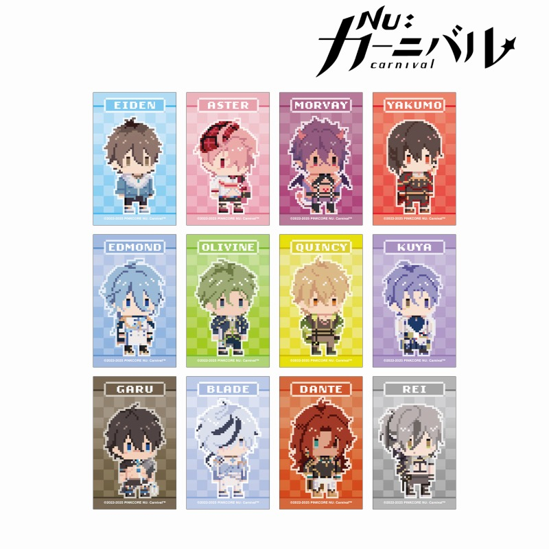 【グッズ-カード】NU: カーニバル トレーディングドット絵イラストカード