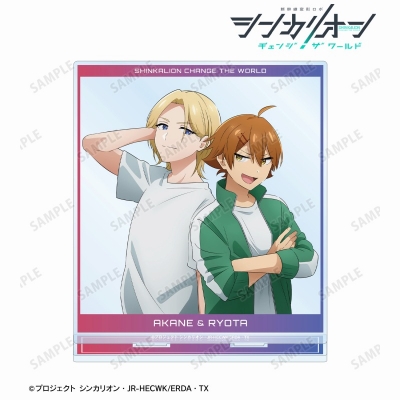 【グッズ-スタンドポップ】シンカリオン チェンジ ザ ワールド フォールデン アカネ&九頭竜 リョータ BIGアクリルスタンド