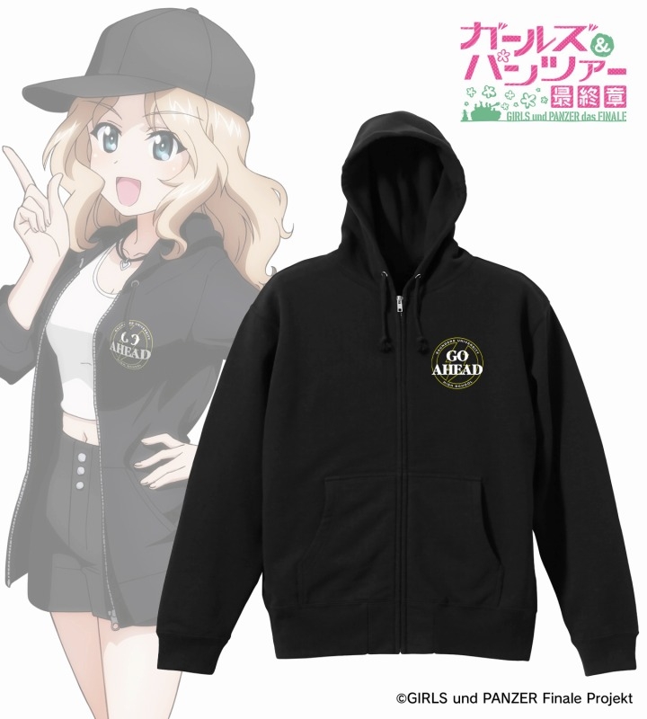 【グッズ-ジャンパー・コート】ガールズ&パンツァー 最終章 arti-mate 着用ジップパーカー ケイ 描き下ろし カジュアルファッションver.レディース(サイズ/Free)【アニメイト限定】