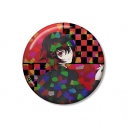 【グッズ-バッチ】TVアニメ『東京喰種トーキョーグール:re』 描き下ろし 鈴屋什造 戦う背中ver. 75mmホログラム缶バッジの画像