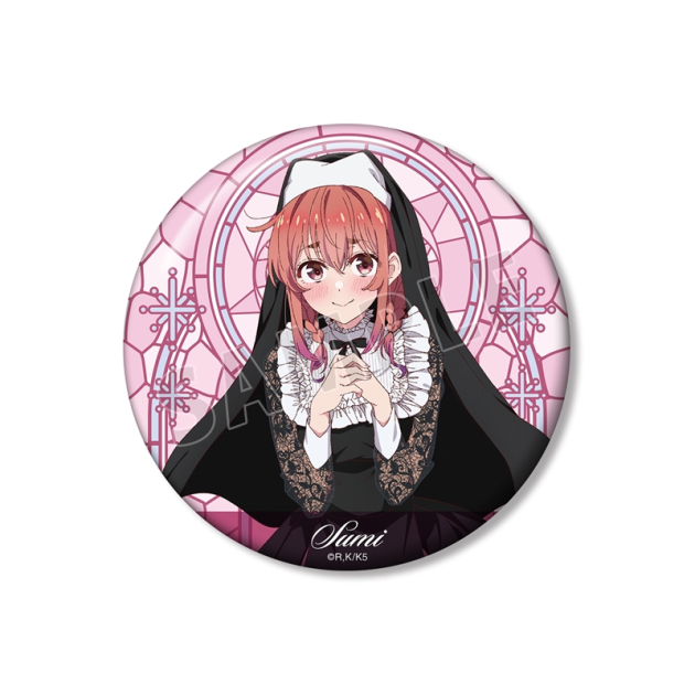 【グッズ-バッチ】TVアニメ『彼女、お借りします』 描き下ろし 桜沢 墨 シスターver. 100mm缶バッジ【アニメイト先行販売】