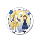 【グッズ-バッチ】デジモンテイマーズ 描き下ろし ルキ&レナモン バルーンver. BIG缶バッジ【アニメイト先行販売】の画像