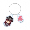 【グッズ-キーホルダー】ラブライブ!サンシャイン!! 桜内梨子 3rdソロコンサートver. ちょこんと! 2連ワイヤーアクリルキーホルダーの画像