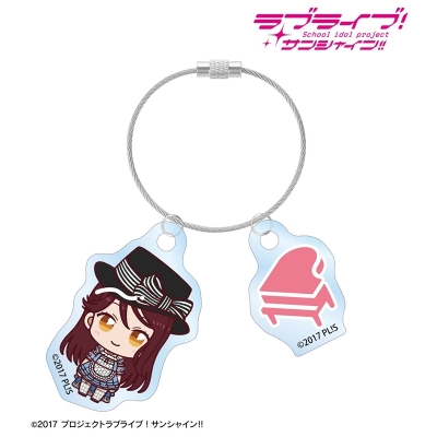 【グッズ-キーホルダー】ラブライブ!サンシャイン!! 桜内梨子 3rdソロコンサートver. ちょこんと! 2連ワイヤーアクリルキーホルダー