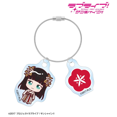 【グッズ-キーホルダー】ラブライブ!サンシャイン!! 黒澤ダイヤ 3rdソロコンサートver. ちょこんと! 2連ワイヤーアクリルキーホルダー