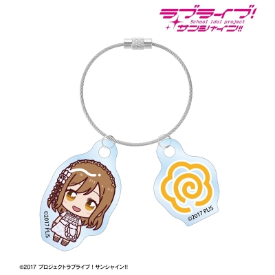 【グッズ-キーホルダー】ラブライブ!サンシャイン!! 国木田花丸 3rdソロコンサートver. ちょこんと! 2連ワイヤーアクリルキーホルダー