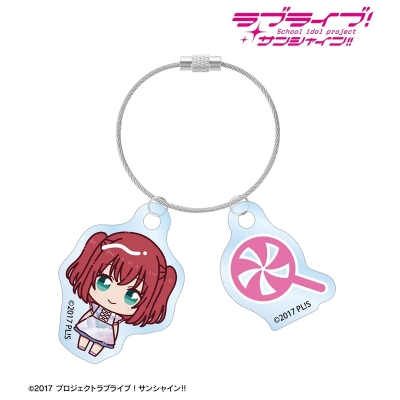 【グッズ-キーホルダー】ラブライブ!サンシャイン!! 黒澤ルビィ 3rdソロコンサートver. ちょこんと! 2連ワイヤーアクリルキーホルダー