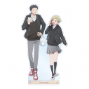 【グッズ-スタンドポップ】TVアニメ『氷の城壁』 描き下ろし 安曇美姫&日野陽太 放課後寄り道ver. 集合BIGアクリルスタンドの画像