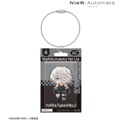 【グッズ-キーホルダー】アニメ「NieR:Automata Ver1.1a」 A2 DOT DOT パッケージ風アクリルキーホルダー