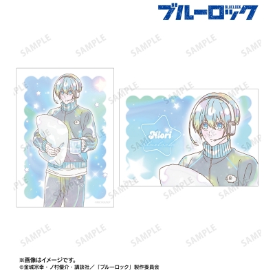 【グッズ-ブロマイド】TVアニメ『ブルーロック』 描き下ろし 氷織 羊 モーニングルーティンver. Ani-Art KAWAII label ブロマイド2枚セット