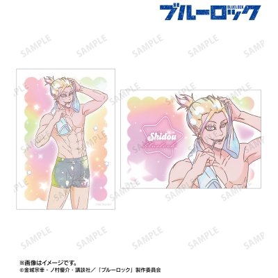 【グッズ-ブロマイド】TVアニメ『ブルーロック』 描き下ろし 士道 龍聖 モーニングルーティンver. Ani-Art KAWAII label ブロマイド2枚セット