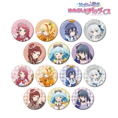 【グッズ-バッチ】劇場版『ゾンビランドサガ ゆめぎんがパラダイス』 描き下ろし お座りケーキver. トレーディンググリッター缶バッジ【特典付】