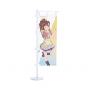 【グッズ-旗】劇場版 ハイスクール・フリート 描き下ろし 西崎 芽依 制服エプロンver. Ani-Art clear label 第3弾 ミニのぼりの画像