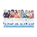 【グッズ-スタンドポップ】ラブライブ!サンシャイン!! 描き下ろし 集合 ギャル制服ver. ジオラマアクリルスタンドの画像