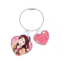 【グッズ-キーホルダー】ラブライブ!サンシャイン!! 描き下ろし 桜内梨子 ギャル制服ver. 2連ワイヤーアクリルキーホルダーの画像