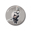【グッズ-バッチ】アニメ「NieR:Automata Ver1.1a」 2B DOT DOT 100mm缶バッジ ver.Bの画像