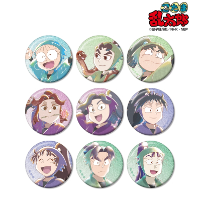 【グッズ-バッチ】忍たま乱太郎 トレーディング Ani-Art aqua label 第2弾 グリッター缶バッジ ver.A【特典付】