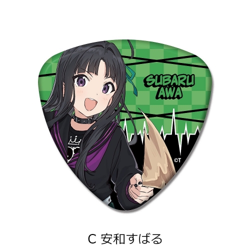 グッズ-バッチ】ガールズバンドクライ ピック型缶バッジ C (安和すばる 