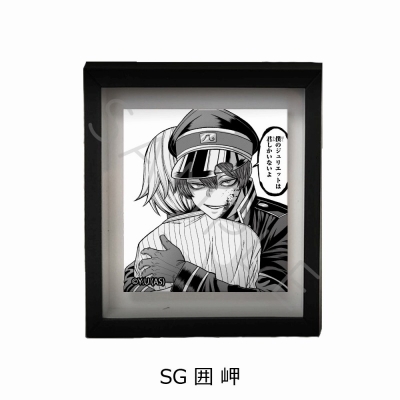 【グッズ-マグネット】桃源暗鬼 マグネットフレーム SG (囲 岬)【アニメイト限定】