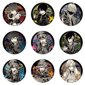 グッズ-バッチ】桃源暗鬼 丸型缶バッジ(57mm)【アニメイト限定 