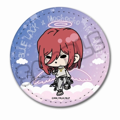 【グッズ-バッチ】ブルーロック レザーバッジ(丸形) M-NC (千切 豹馬)