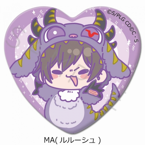 グッズ-バッチ】『コードギアス 反逆のルルーシュ』 ハート型缶バッジ  