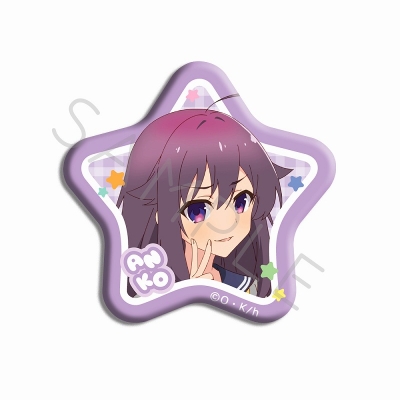 【グッズ-バッチ】しかのこのこのここしたんたん 星型缶バッジ C(虎視餡子(あんこ))