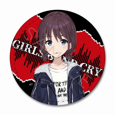 【グッズ-バッチ】ガールズバンドクライ レザーバッジ(丸形) SA (井芹仁菜)