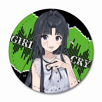 【グッズ-バッチ】ガールズバンドクライ レザーバッジ(丸形) SC (安和すばる)