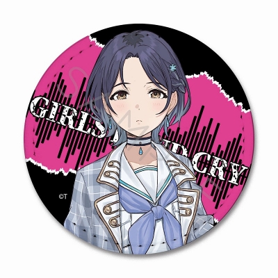 【グッズ-バッチ】ガールズバンドクライ レザーバッジ(丸形) SH (ナナ)